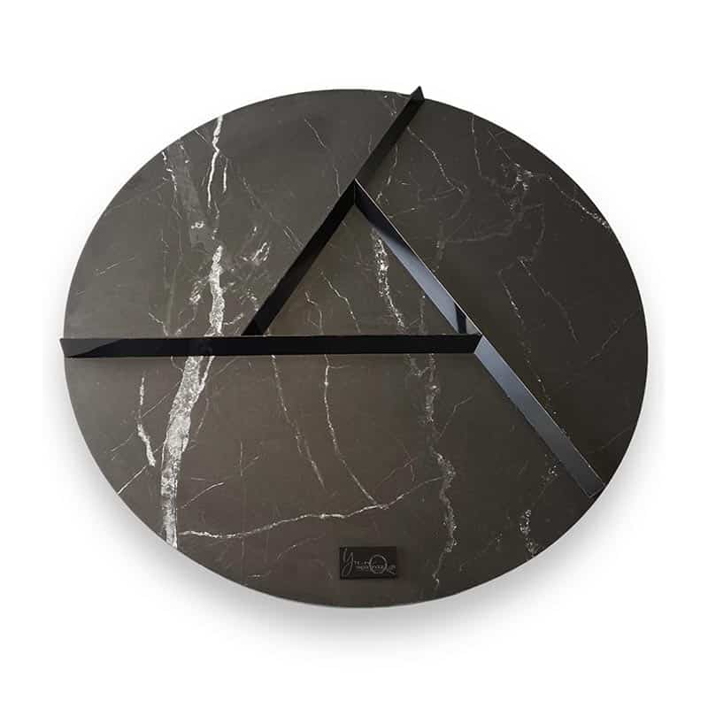 Tabla Kulumuy Lazy Susan negra