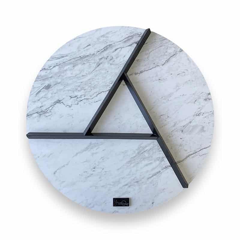 Tabla Kulumuy Lazy Susan blanca